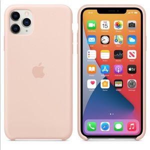 Apple Silicone Case for iPhone 11 Pro Max - Pink Sand